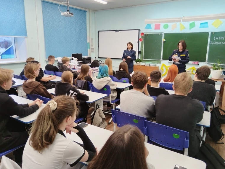Профориентационная встреча с сотрудниками ФКУИК - 23 Управления Федеральной службы исполнения наказания России по Мурманской области..